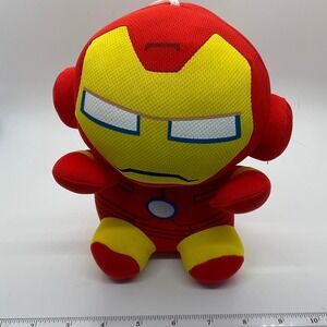 Marvel Iron Man Plush Stuffed Toy Collectible Doll 6 in  with‎ Suction Cup